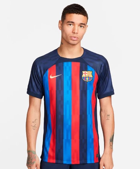 camisa masculina Barcelona Home 22/23 - Nike