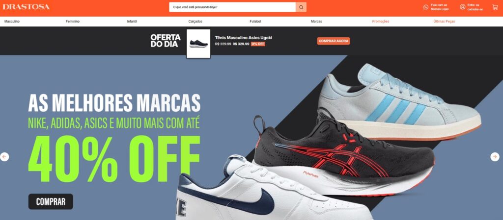 comprar produtos esportivos na Drastosa 